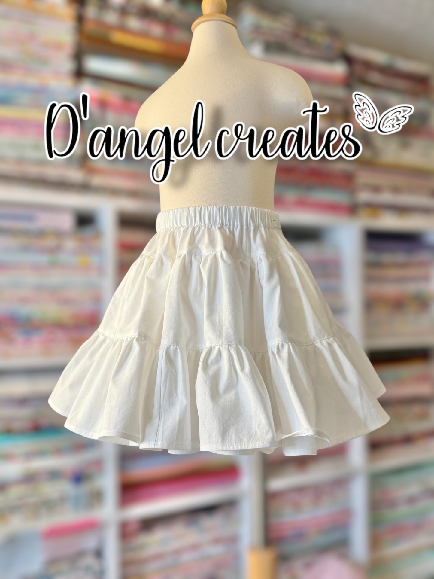 White Cotton Pettiskirt