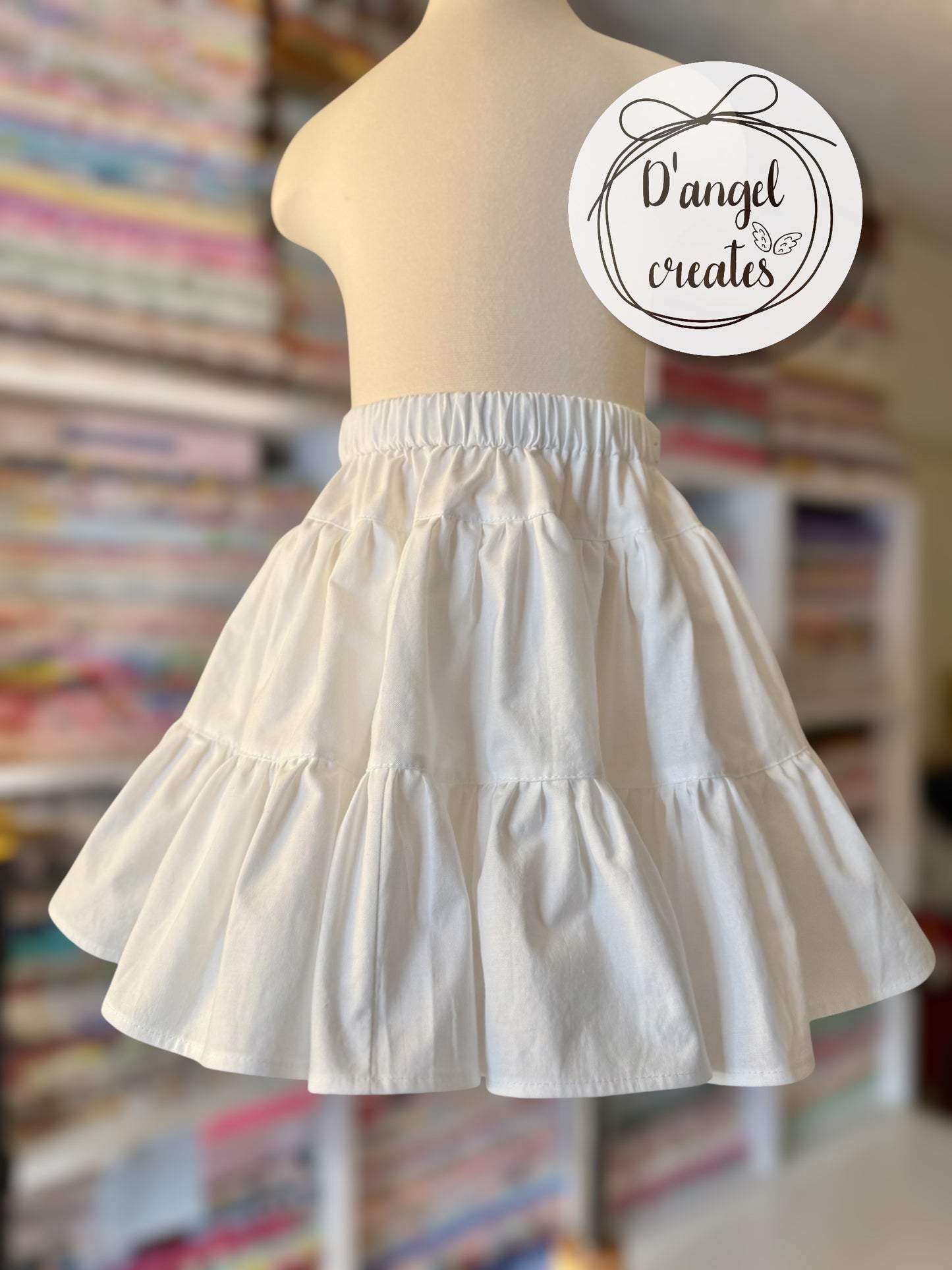 White Cotton Pettiskirt