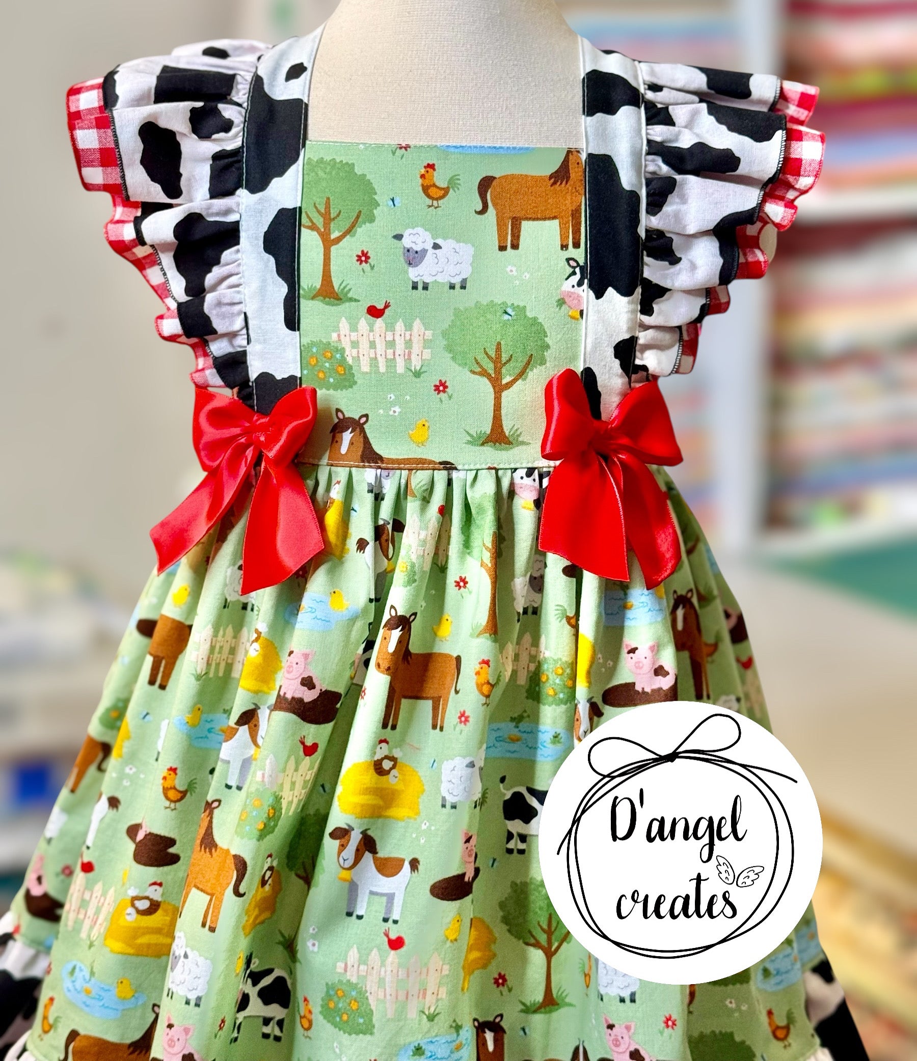 Colorful Farm Dress Colorful Farm Dress