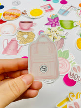 Load image into Gallery viewer, Pink backpack waterproof sticker
