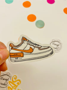 Tennis’s shoes waterproof sticker