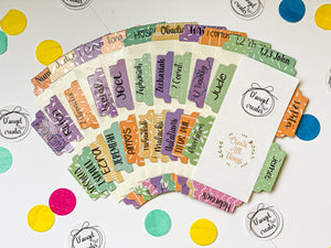 Confetti Party Bible Tabs