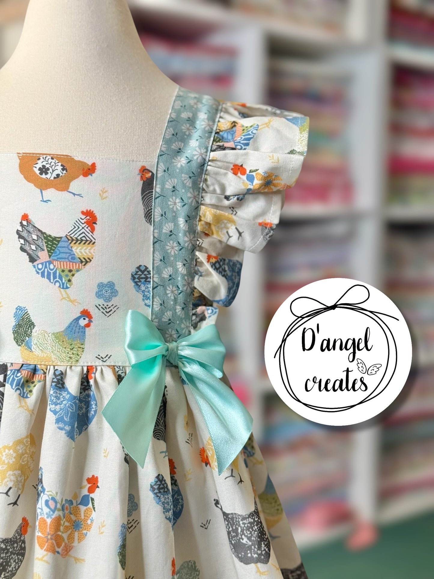 Chicken Vintage Dress