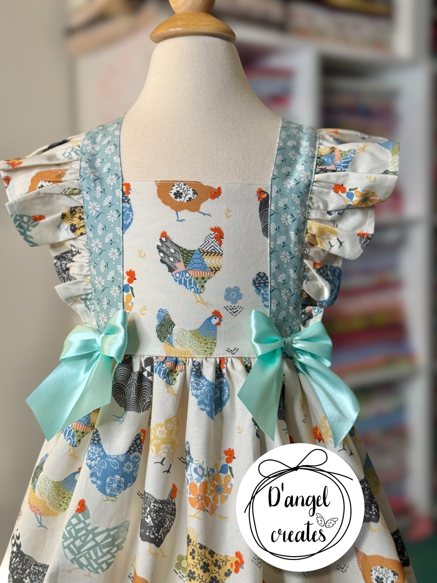 Chicken Vintage Dress