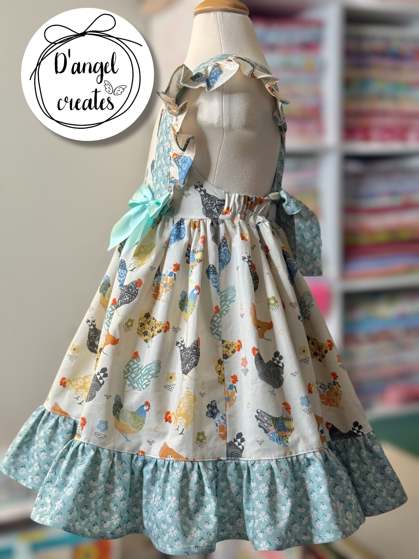 Chicken Vintage Dress