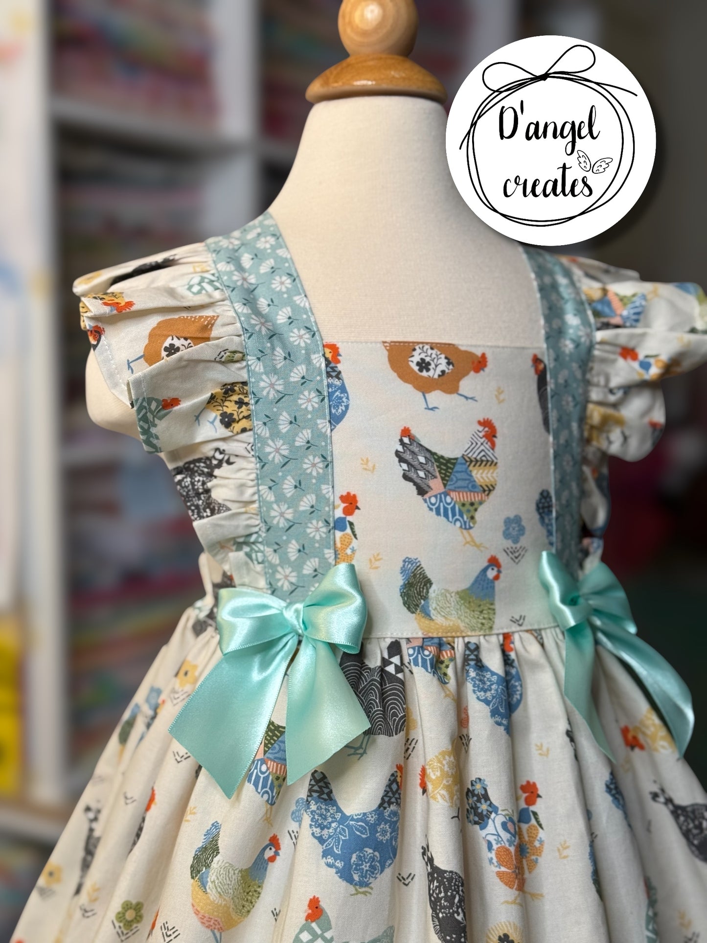 Chicken Vintage Dress