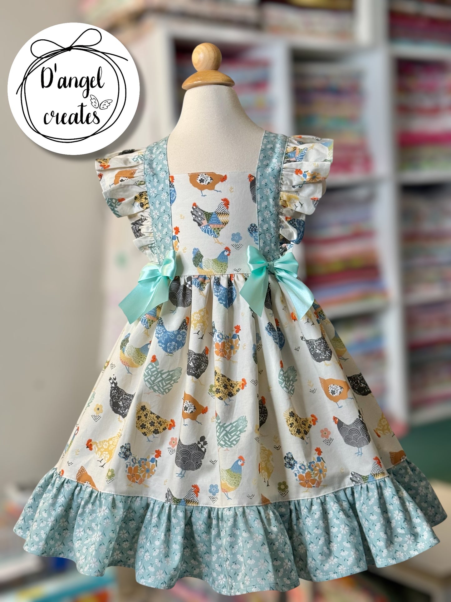 Chicken Vintage Dress