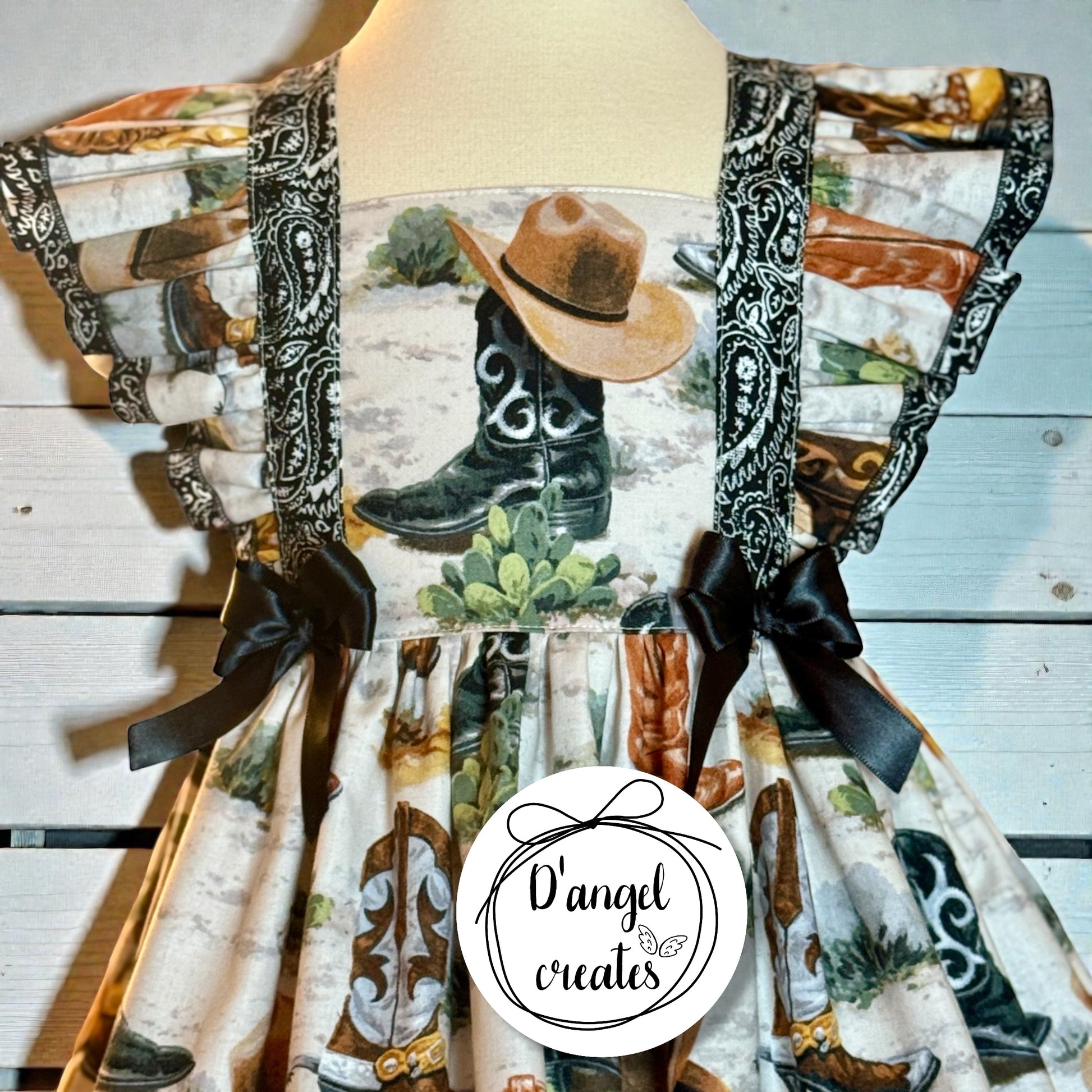 Country Boots Dress D' Angel Creates Country Boots Dress D' Angel Creates