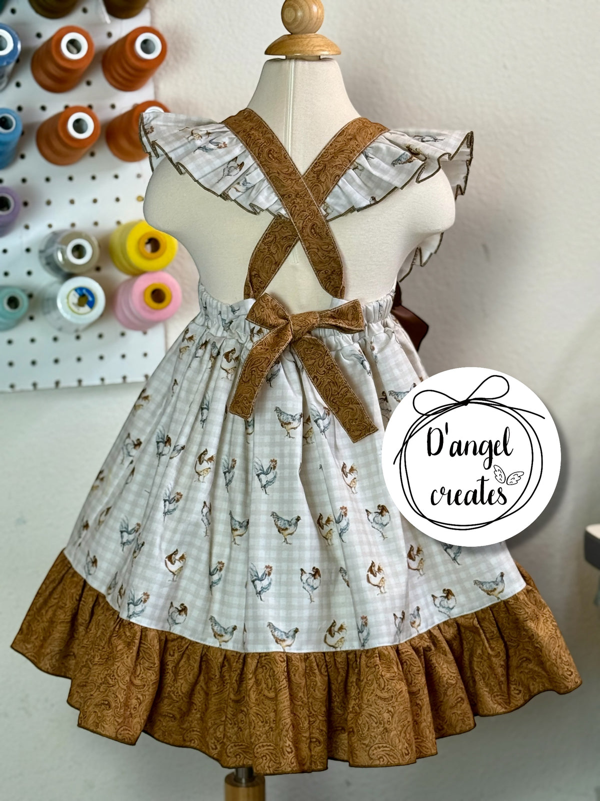 Mini Chicken Farm Dress