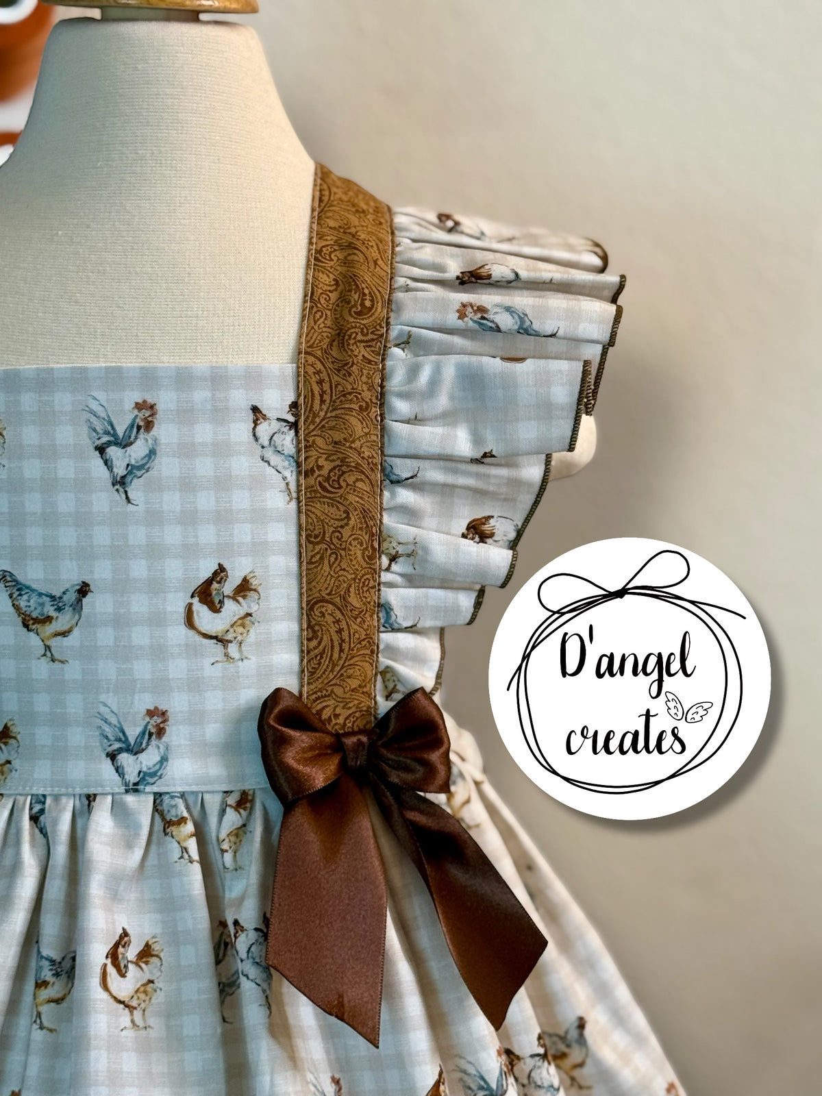 Mini Chicken Farm Dress