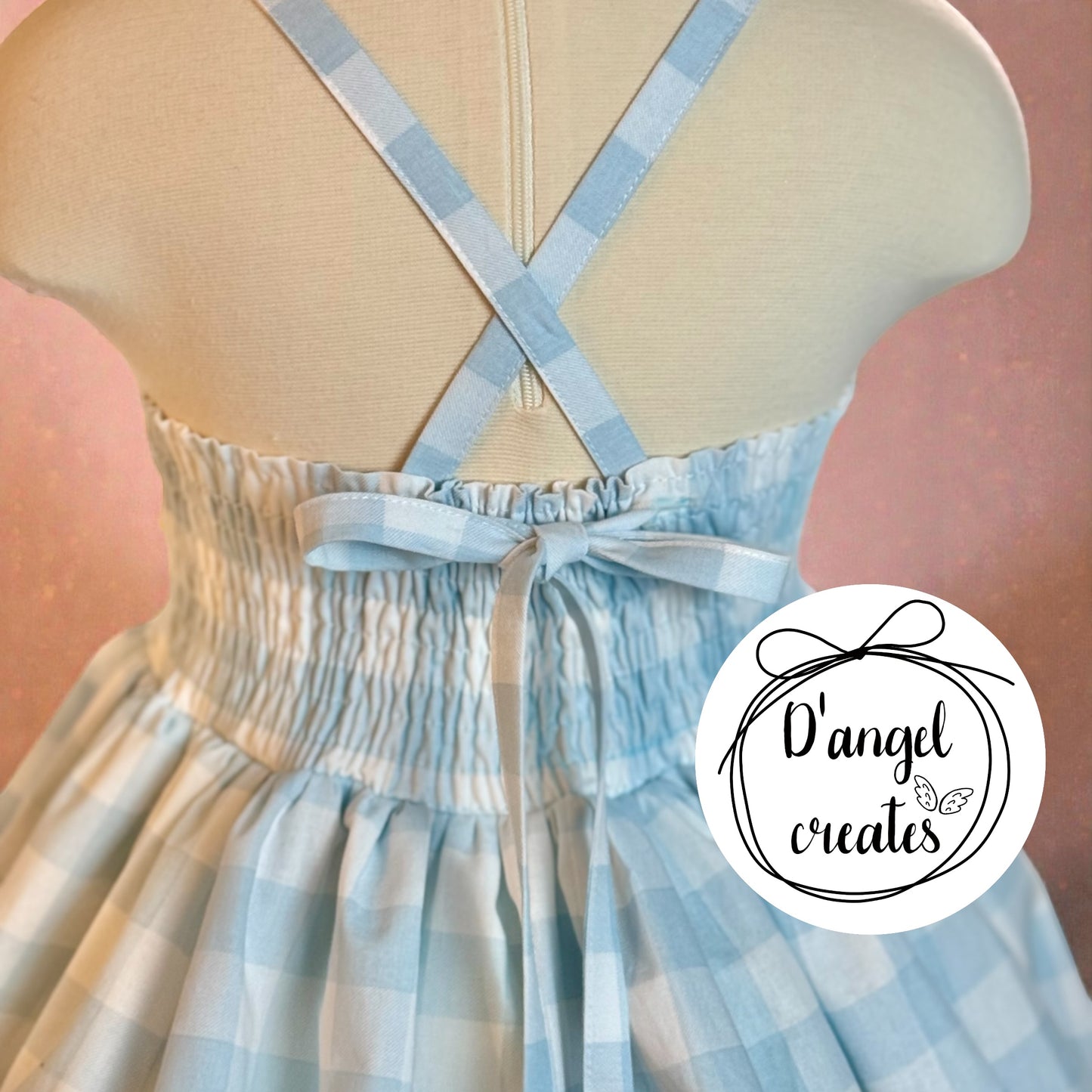 Spring, Easter Blue Cotton Dress