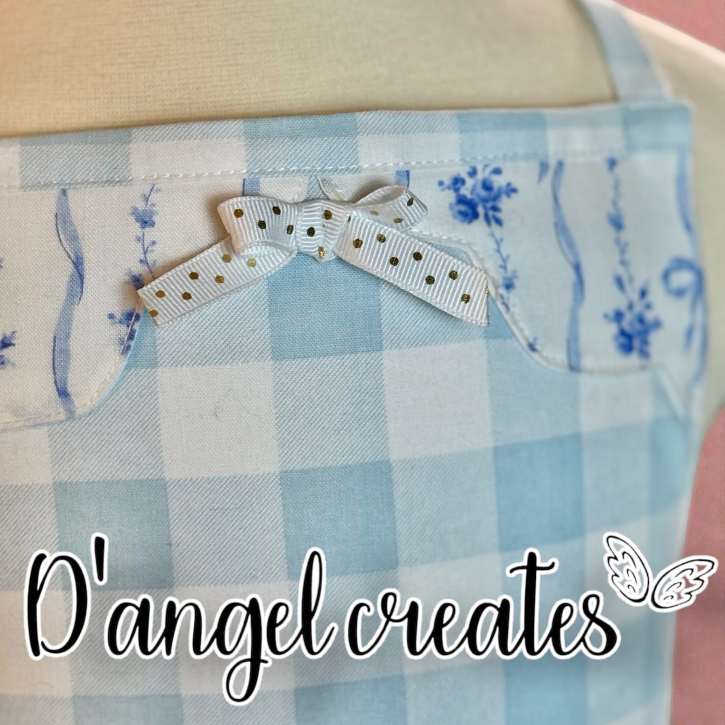 Spring, Easter Blue Cotton Dress