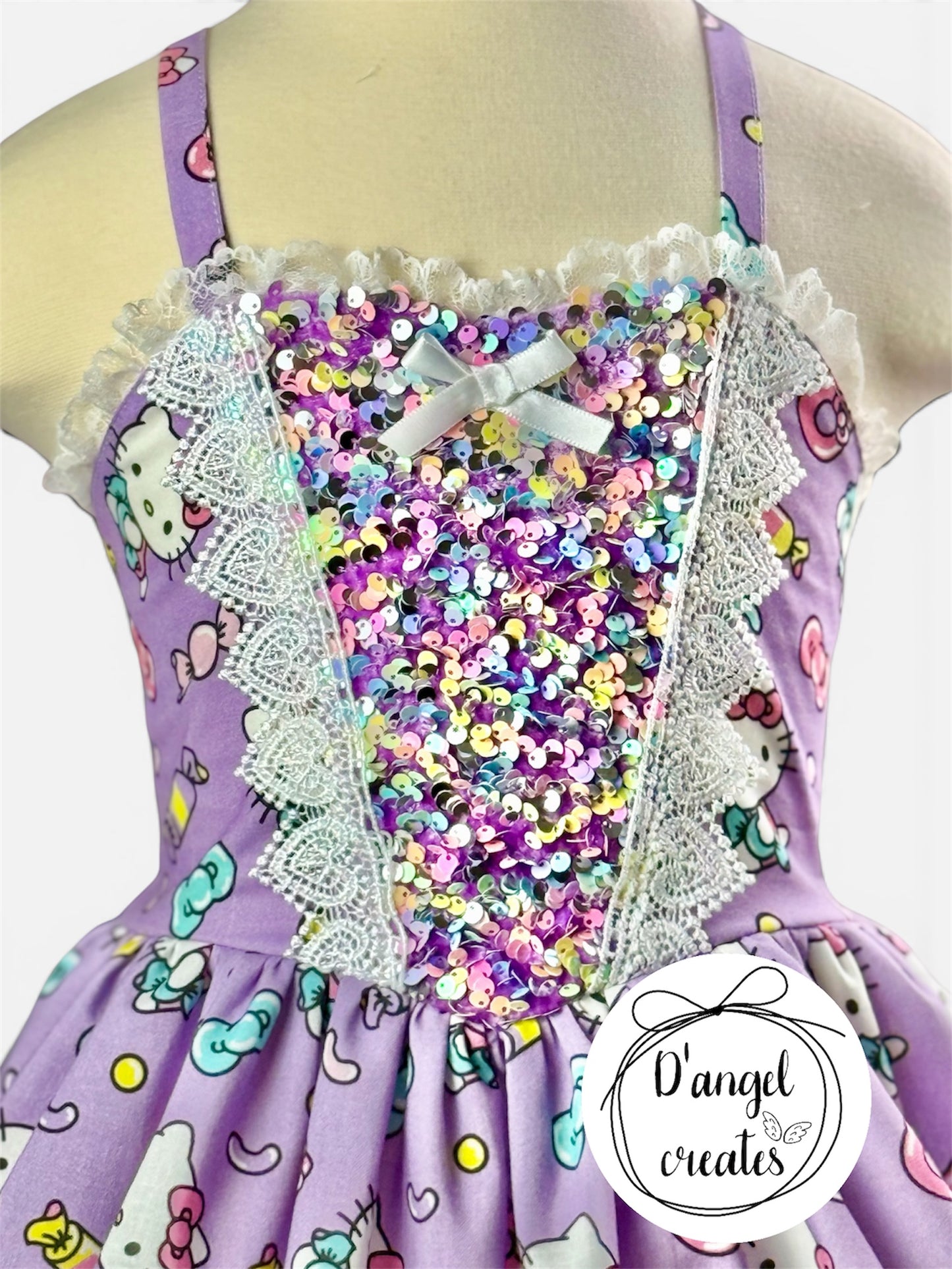 Sequin Kitty Princess Dress