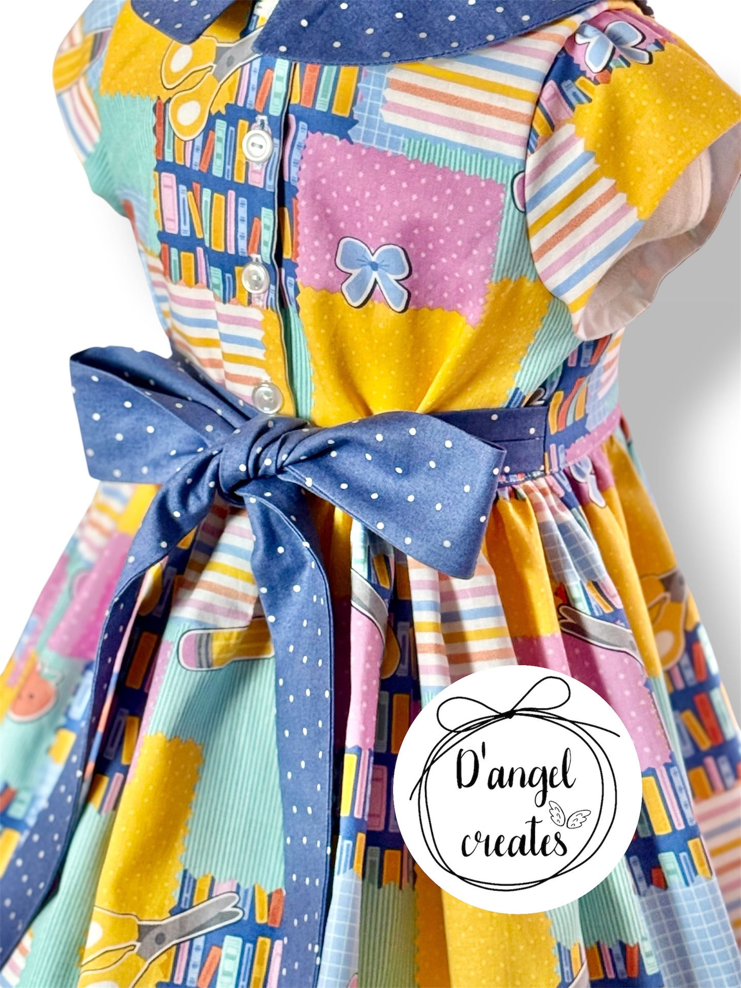 Back to school, picture day, graduation classic vintage dress