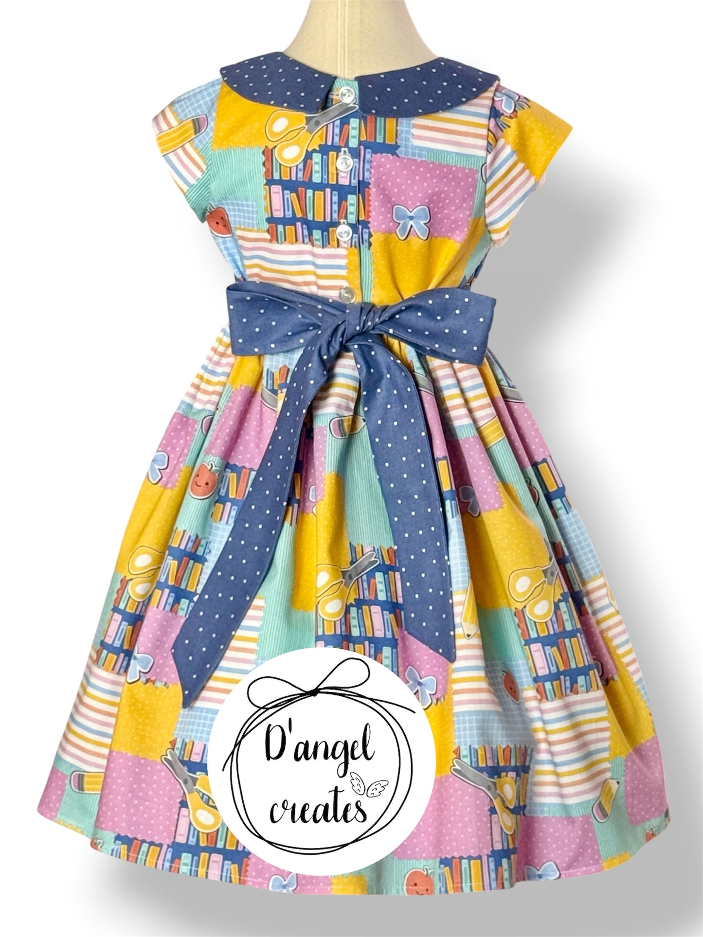 Back to school, picture day, graduation classic vintage dress