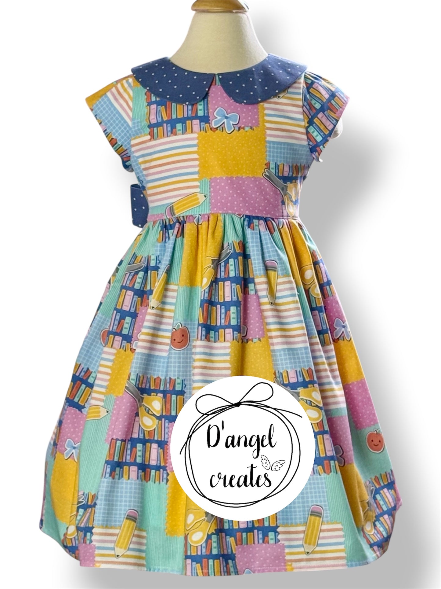 Back to school, picture day, graduation classic vintage dress