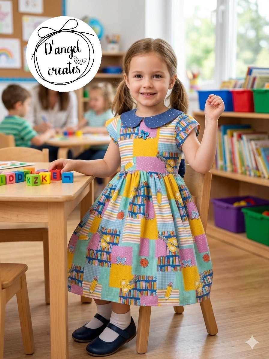 Back to school, picture day, graduation classic vintage dress