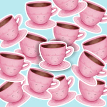 Load image into Gallery viewer, Pink cup waterproof sticker
