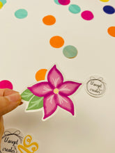 Load image into Gallery viewer, Purple flowers waterproof sticker

